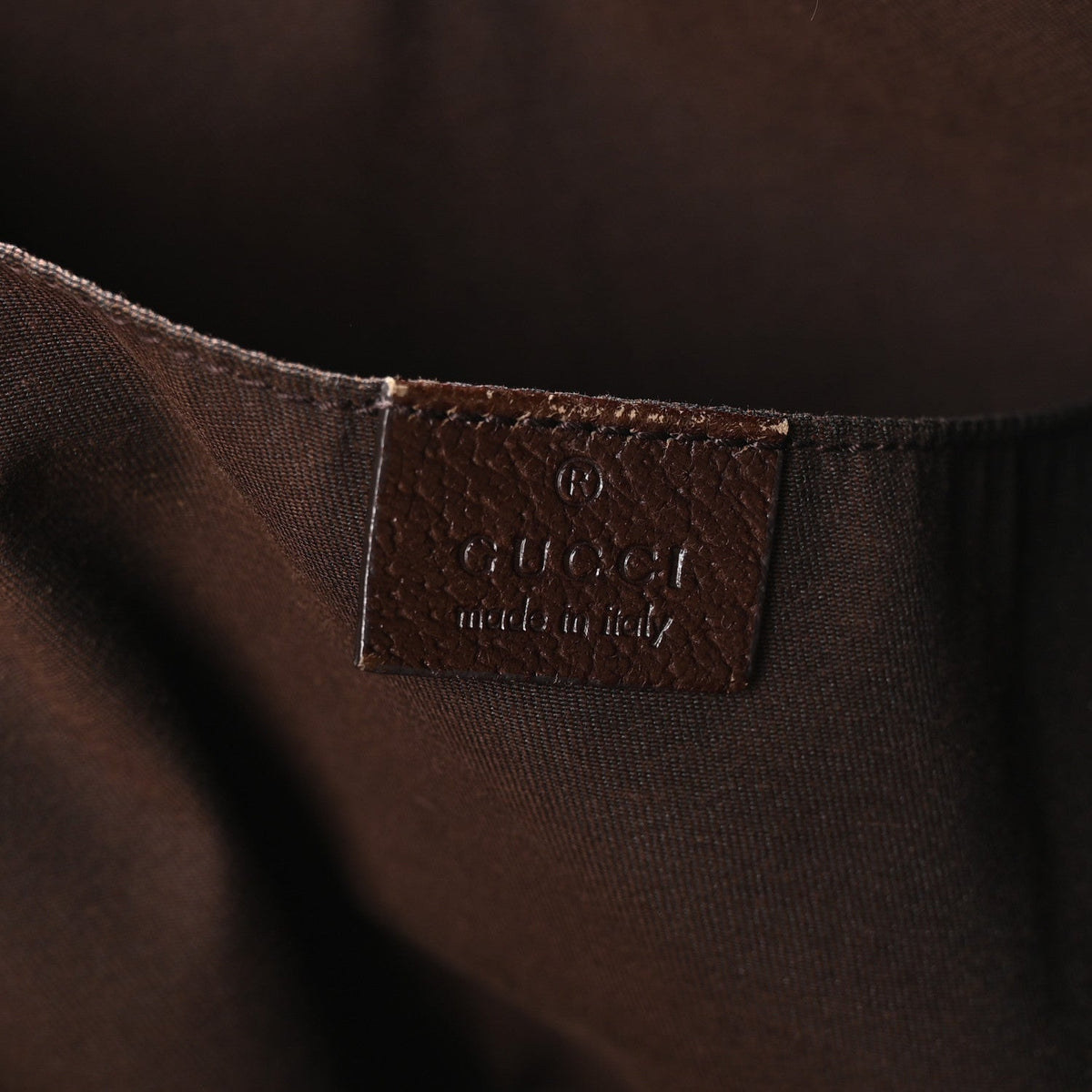 GG Monogram Medium Web Handle Vertical Tote Dark Brown wholesalehk.shop