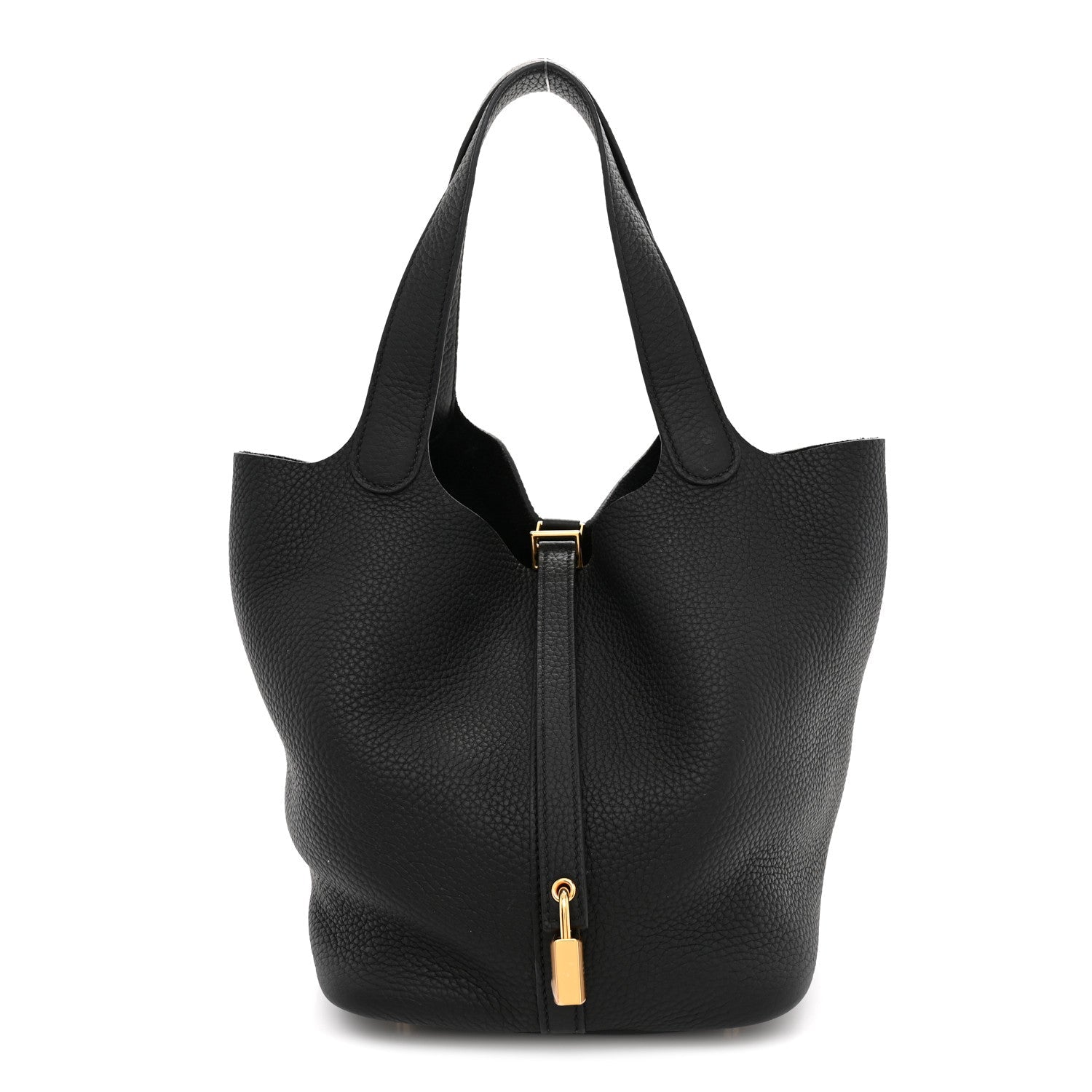 Taurillon Clemence Picotin Lock 22 MM Black £¨ Direct shipment via from wholesalehk.shop