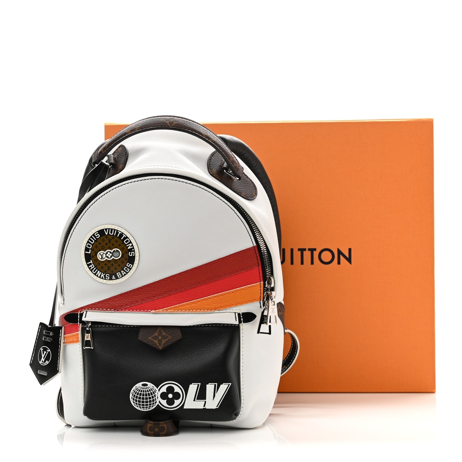 Calfskin Monogram LV Airline Palm Springs Backpack PM White £¨ Direct shipment via from wholesalehk.shop