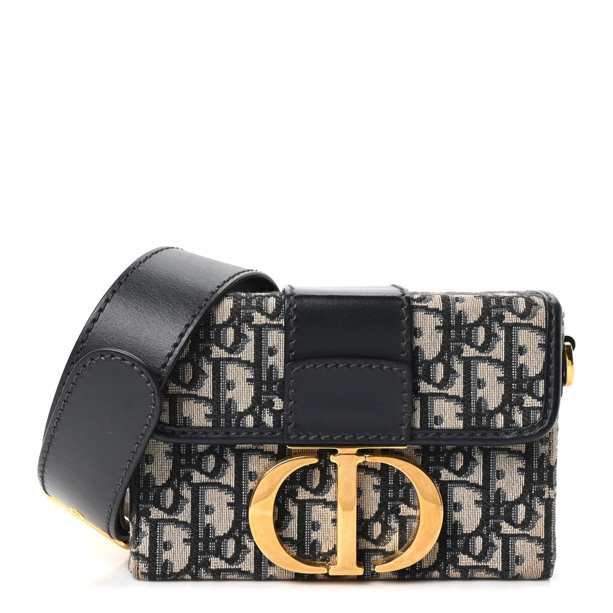 Oblique 30 Montaigne Box Bag Blue wholesalehk.shop