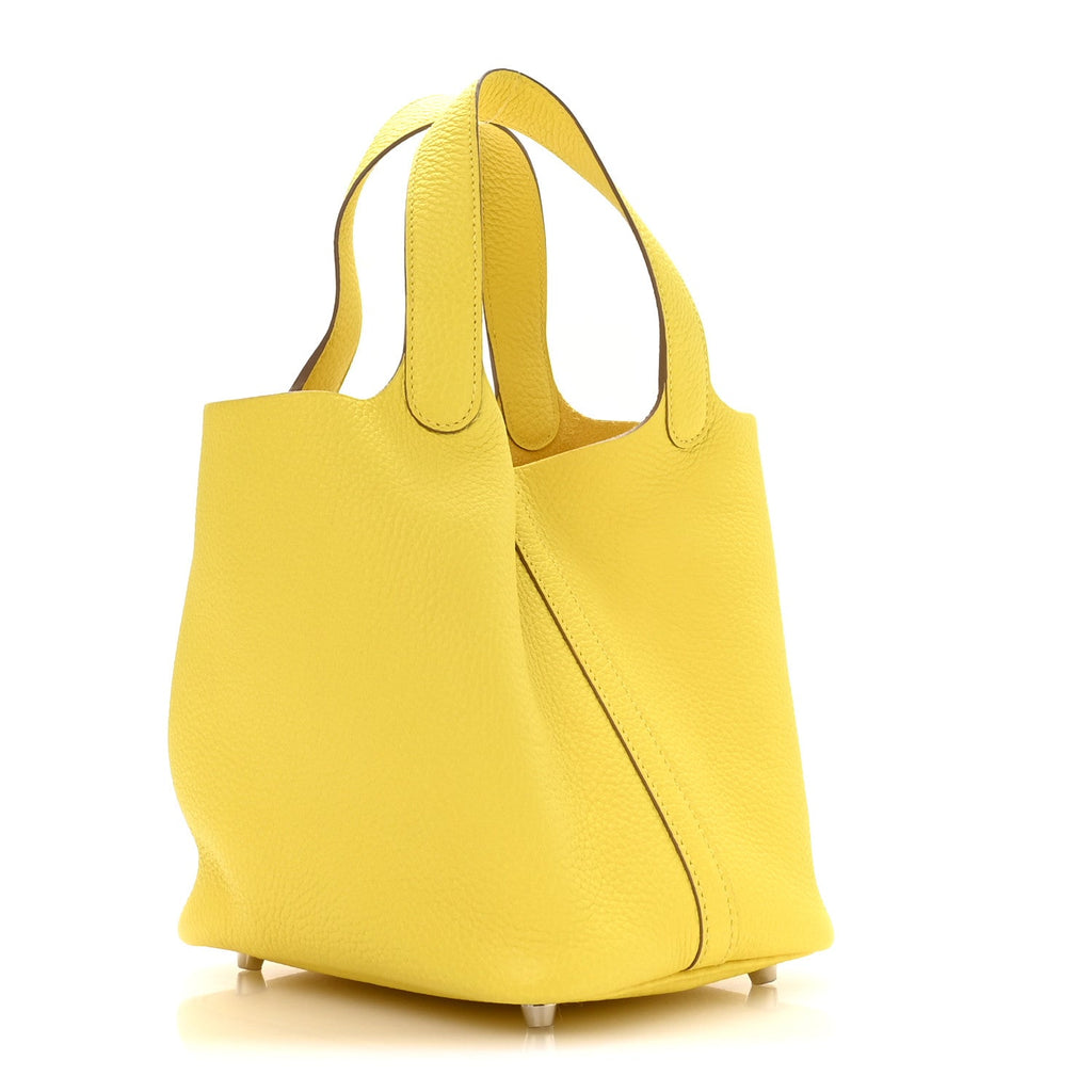 Taurillon Clemence Picotin Lock 18 PM Lime £¨ Direct shipment via from wholesalehk.shop
