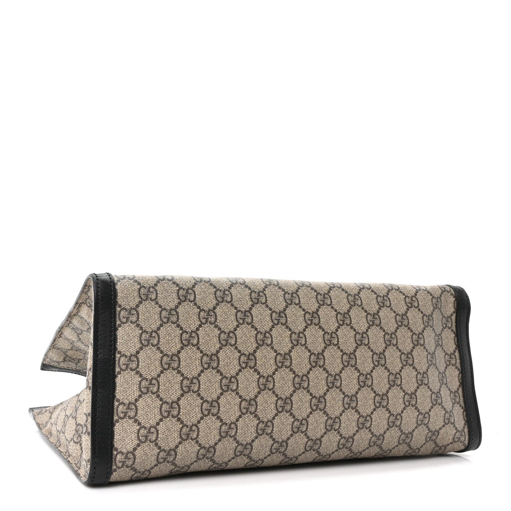 GG Supreme Monogram Medium Padlock Tote Black £¨ Direct shipment via from wholesalehk.shop