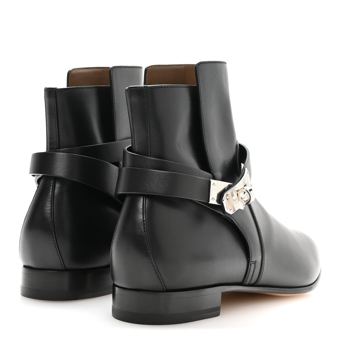 Calfskin Neo Low Boots 41 Black wholesalehk.shop