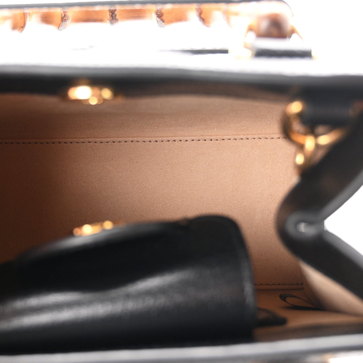 Textured Dollar Calfskin Web Mini Diana Tote Bag Black Dusty Grey wholesalehk.shop