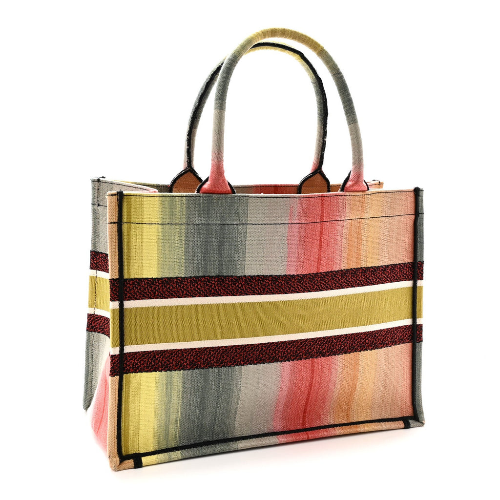 Canvas Embroidered Medium Dioraura Book Tote Multicolor £¨ Direct shipment via from wholesalehk.shop