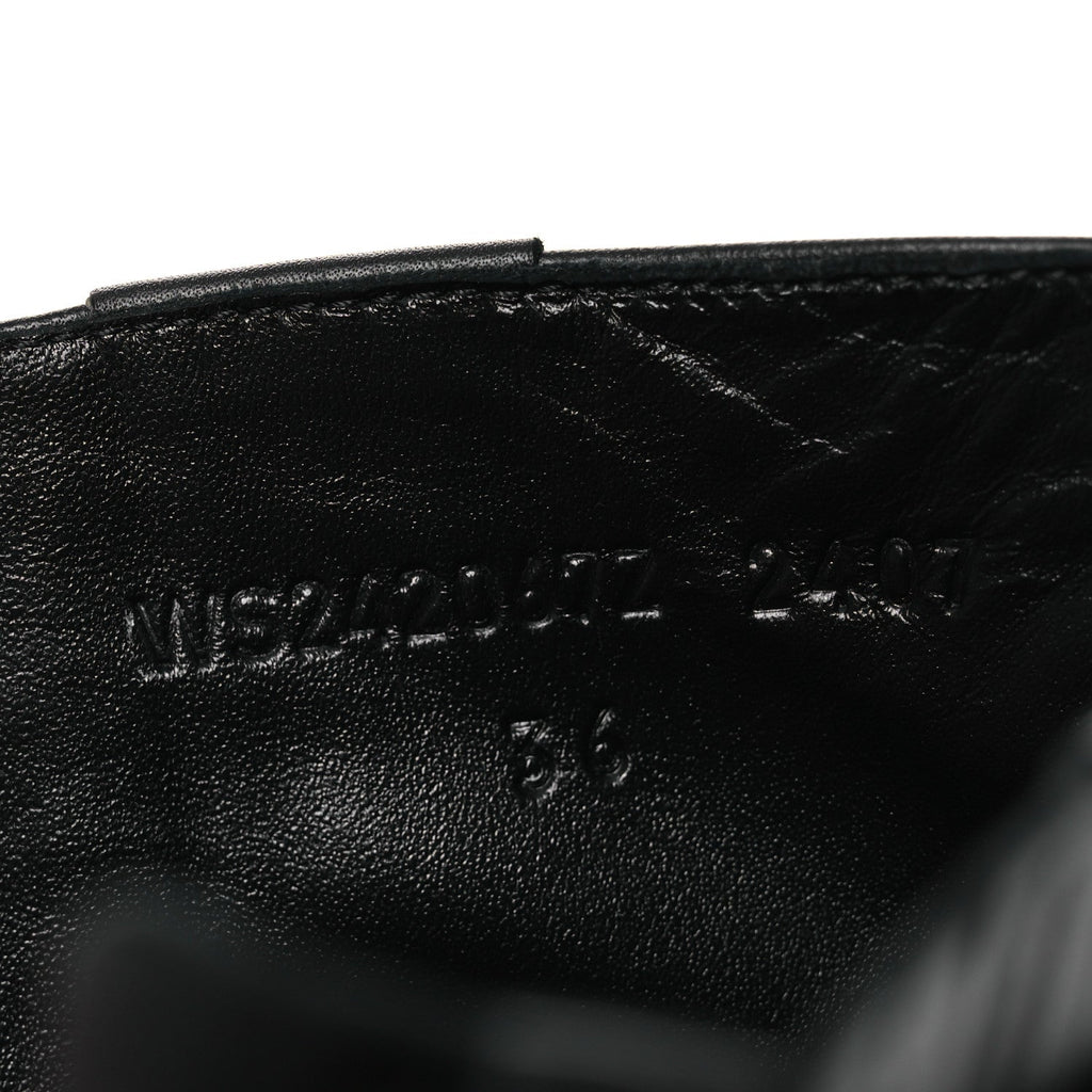 Calfskin Womens Jaimy Ankle Boots 36 Black wholesalehk.shop