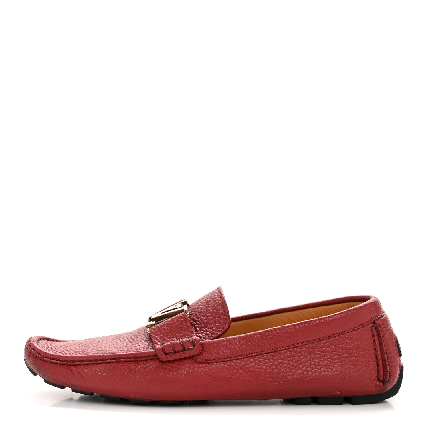 Calfskin Mens Monte Carlo Car Shoe Moccasin Loafers 9 Red £¨ Direct shipment via from wholesalehk.shop