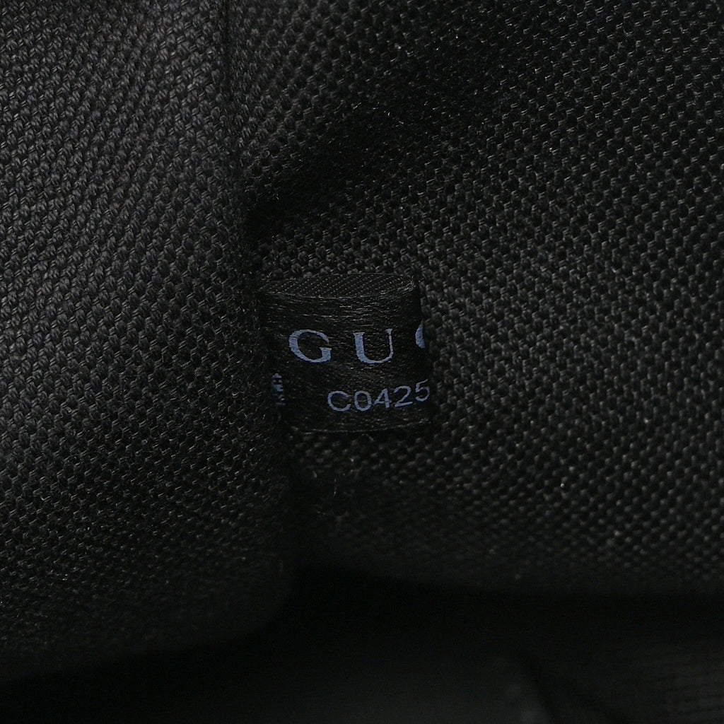 Denim Ophidia GG Monogram Tote Medium Black Grey wholesalehk.shop