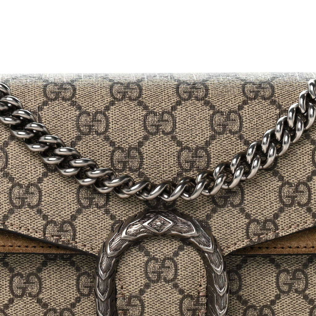 GG Supreme Monogram Small Dionysus Shoulder Bag Taupe wholesalehk.shop
