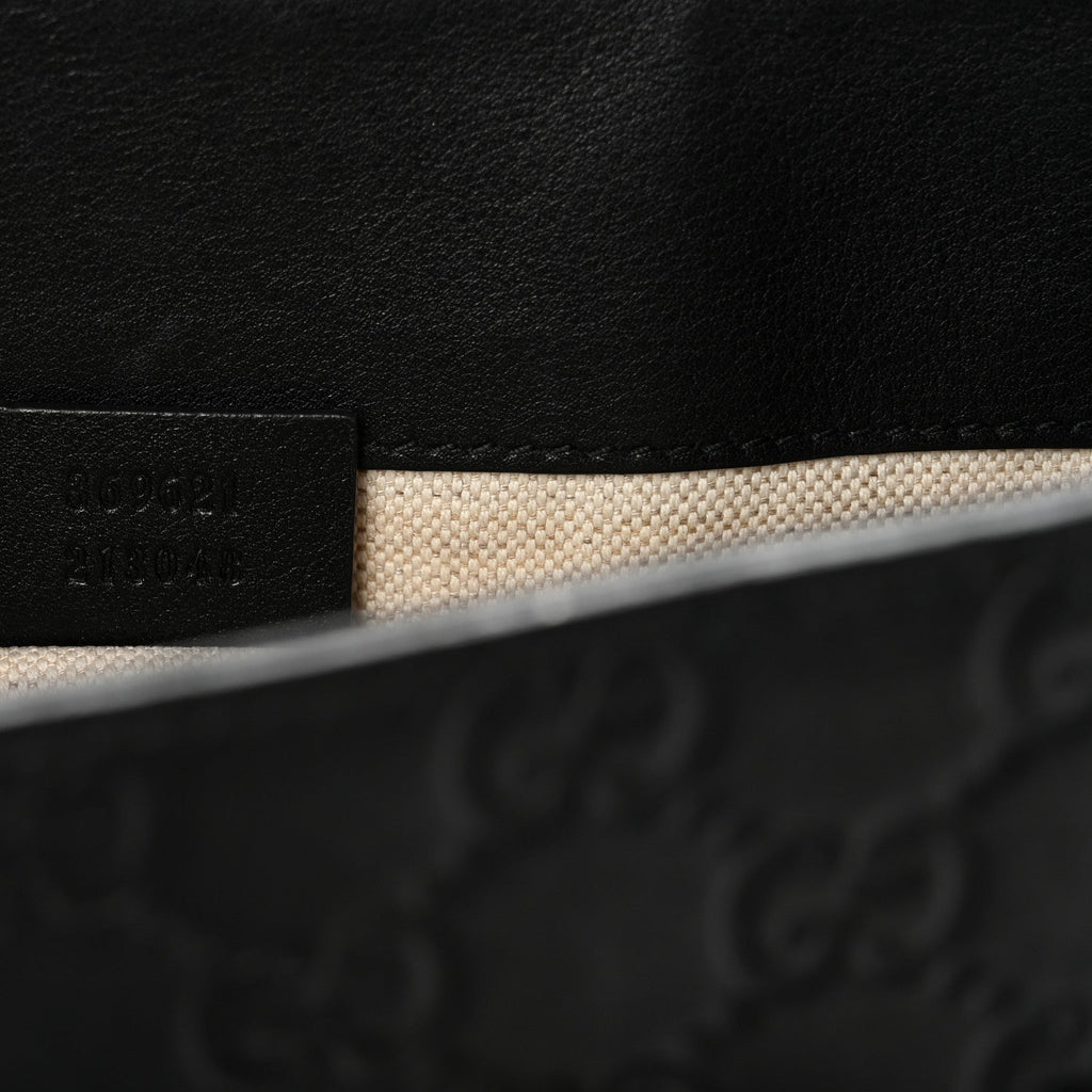 Guccissima Small Emily Shoulder Bag Black £¨ Direct shipment via from wholesalehk.shop