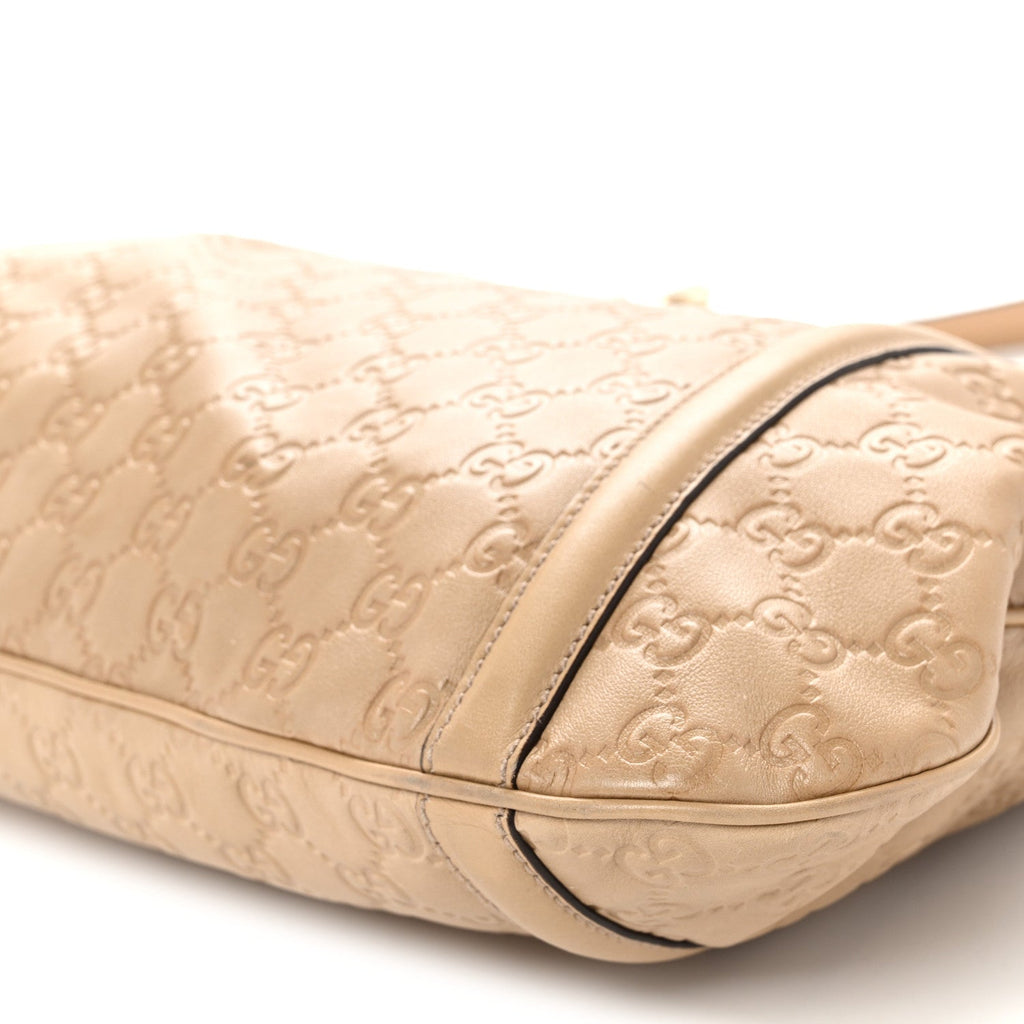 Guccissima Medium Britt Tote Beige £¨ Direct shipment via from wholesalehk.shop