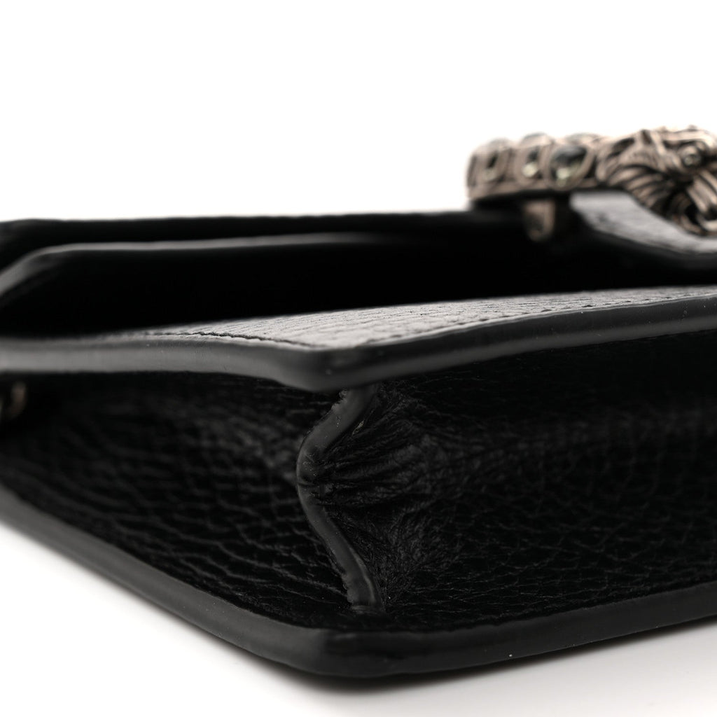 Calfskin Super Mini Dionysus Shoulder Bag Black wholesalehk.shop