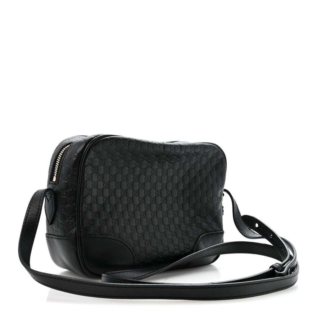 Microguccissima Mini Bree Messenger Bag Black £¨ Direct shipment via from wholesalehk.shop
