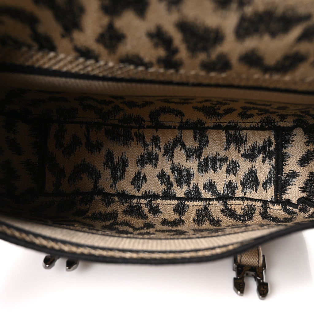 Canvas Mizza Embroidered Small Diorcamp Messenger Beige wholesalehk.shop