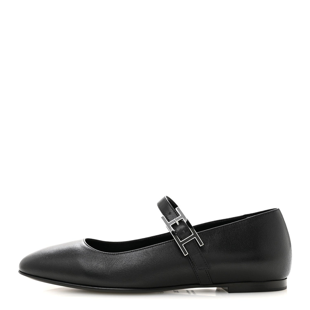 Goatskin Jane Ballet Flats 35.5 Black wholesalehk.shop