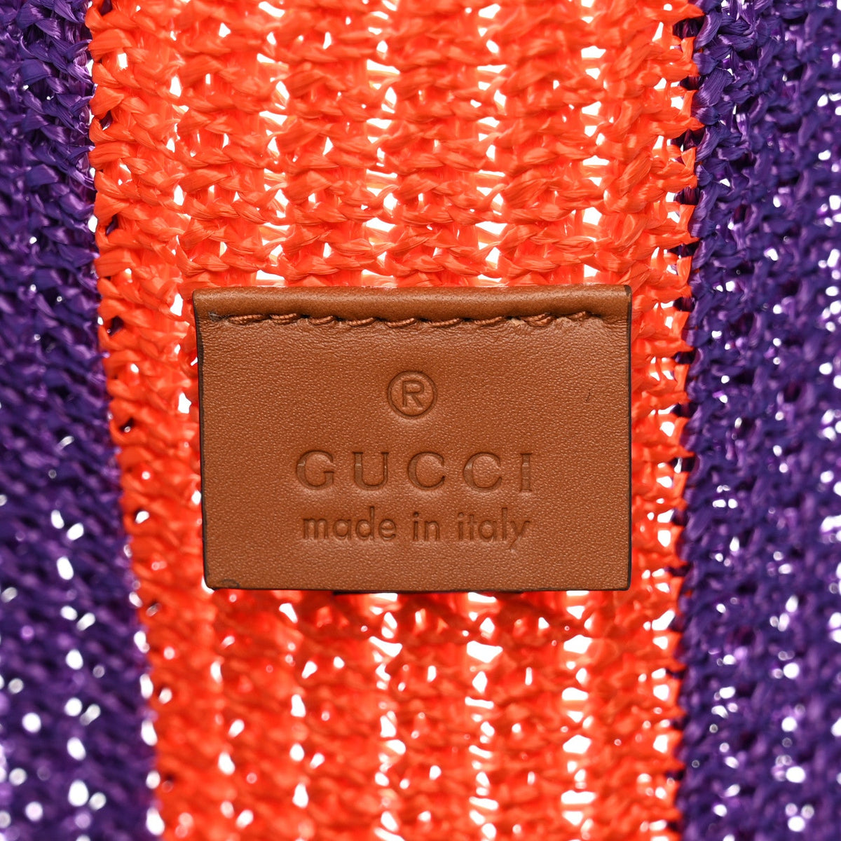 Raffia Web Woven Interlocking G Tote Blue Multicolor wholesalehk.shop