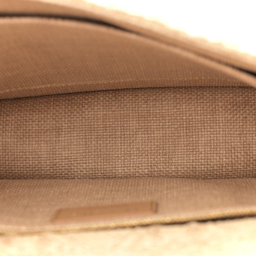 Raffia Calfskin 30 Montaigne Flap Bag Beige wholesalehk.shop
