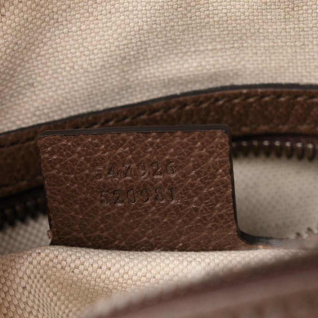 GG Supreme Monogram Web Small Ophidia Messenger Bag Brown wholesalehk.shop