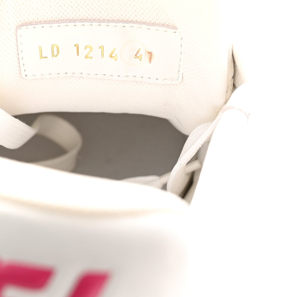 LV X TM Embossed Monogram Cherry Blossom LV Trainer Sneakers 41 White £¨ Direct shipment via from wholesalehk.shop