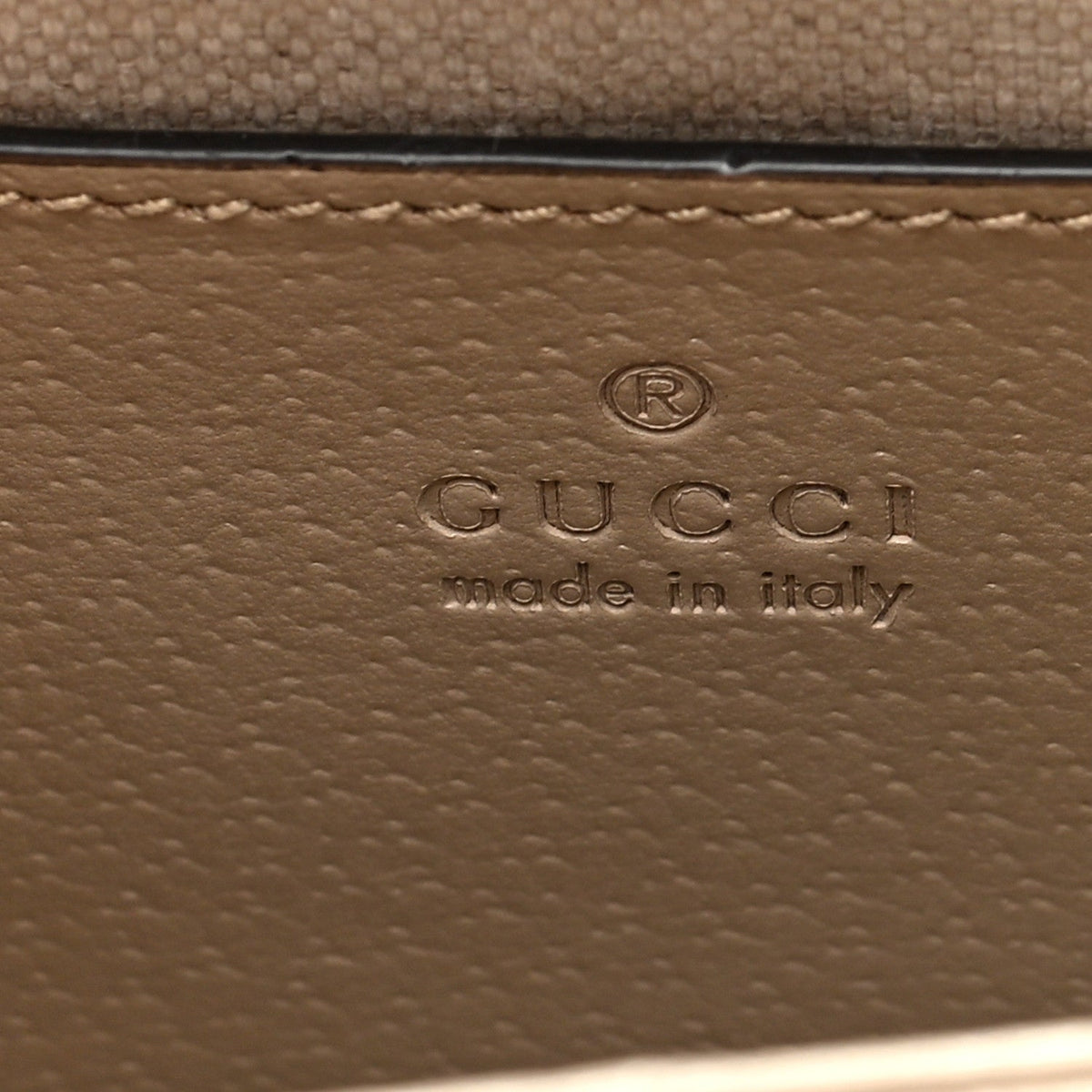 GG Supreme Monogram Textured Dollar Calfskin Web Small Ophidia Chain Shoulder Bag Beige Mystic White Oatmeal wholesalehk.shop