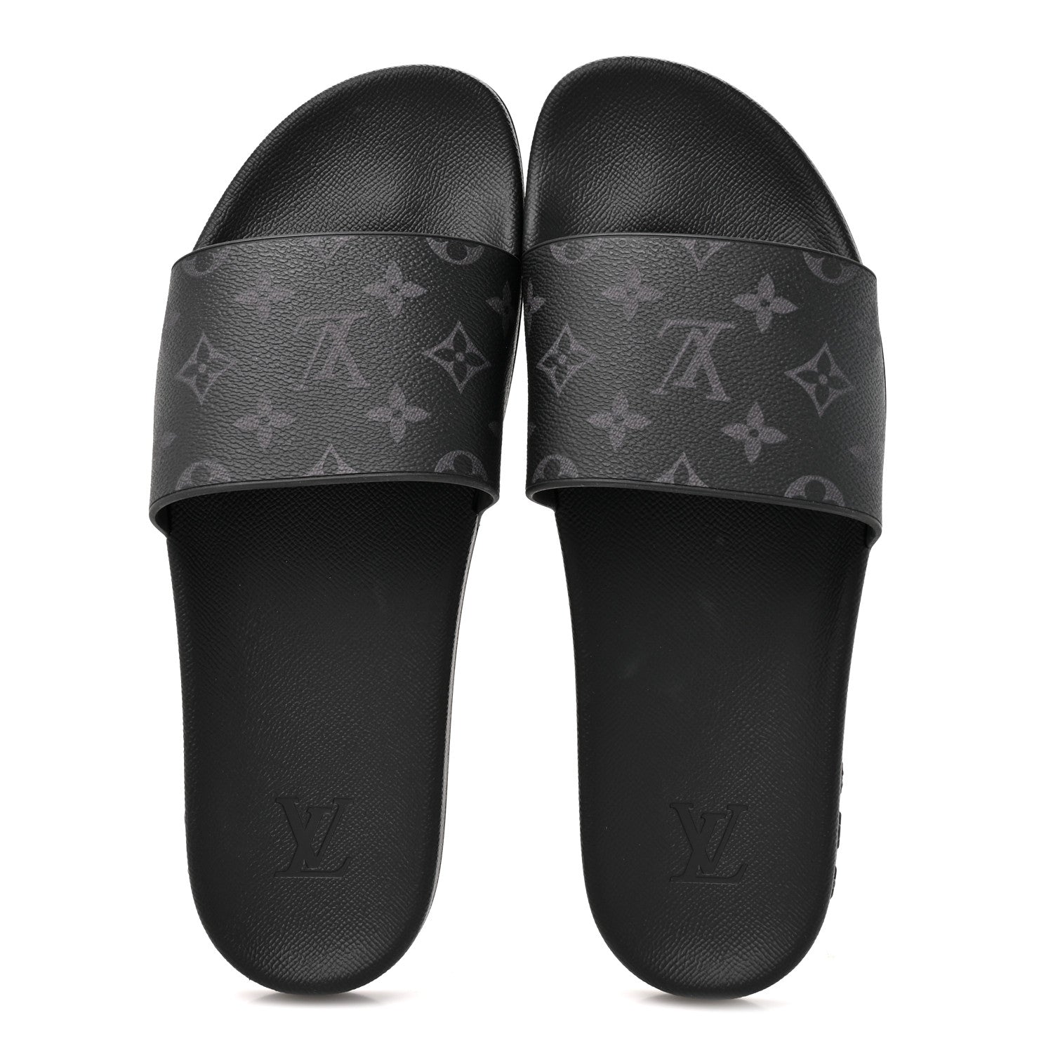 Rubber Monogram Eclipse Mens Waterfront Mules 10 Black £¨ Direct shipment via from wholesalehk.shop