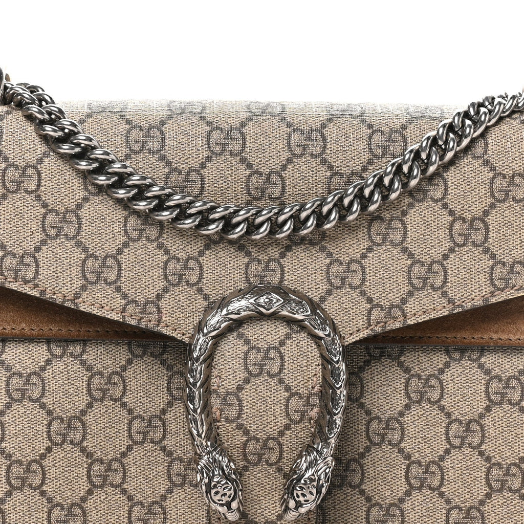 GG Supreme Monogram Small Dionysus Shoulder Bag Taupe wholesalehk.shop