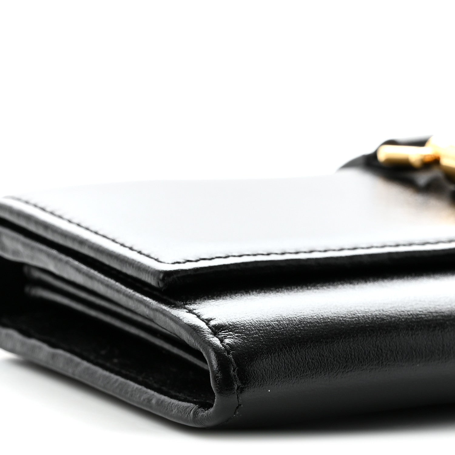 Calfskin Jackie 1961 Chain Wallet Black Black £¨ Direct shipment via from wholesalehk.shop