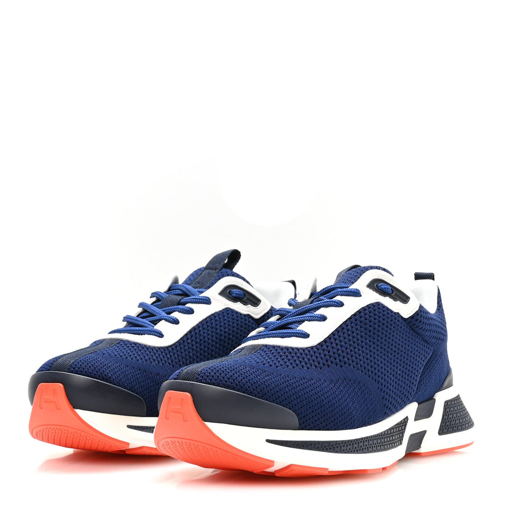 Technical Knit Men's Heros Sneakers 42.5 Marine White wholesalehk.shop