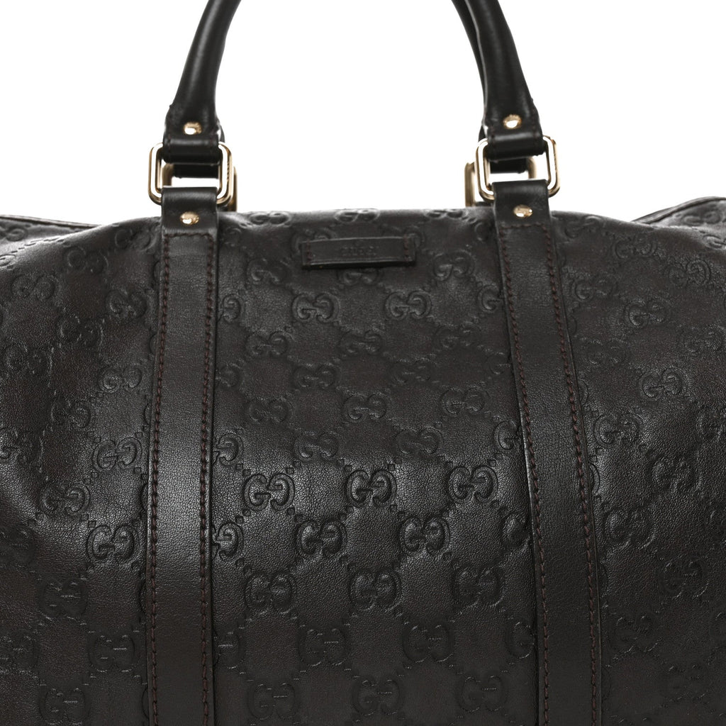 Guccissima Medium Joy Boston Dark Brown £¨ Direct shipment via from wholesalehk.shop