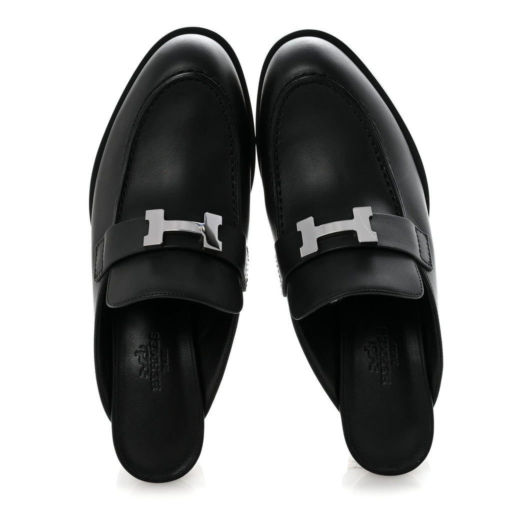Calfskin Womens Flore 60 Mules 36 Black wholesalehk.shop