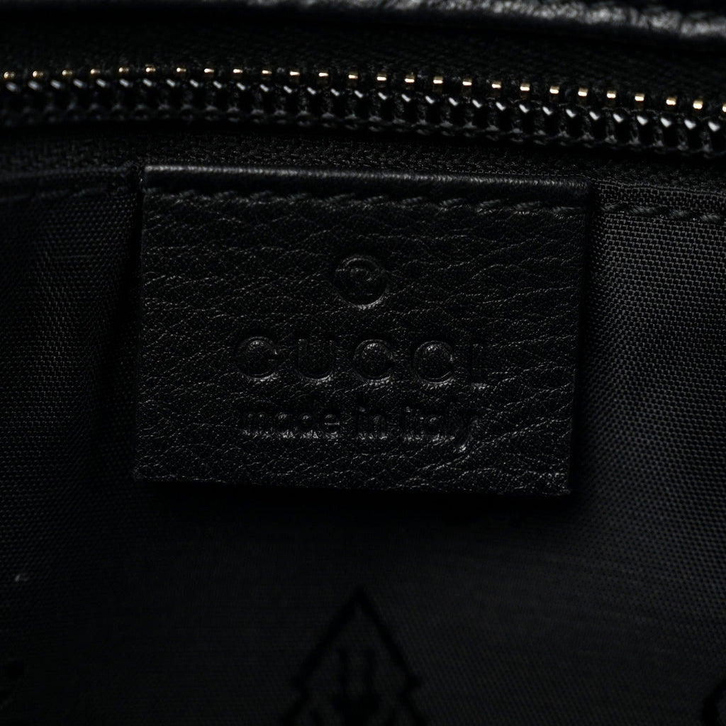 Guccissima Medium Zippered Shopping Tote Black £¨ Direct shipment via from wholesalehk.shop