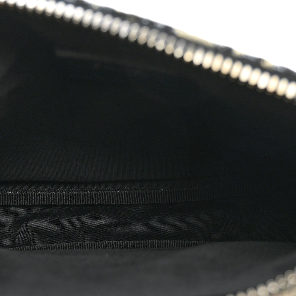 Oblique Jacquard Dior 8 Pouch With Strap Blue Black wholesalehk.shop