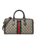GG Supreme Monogram Web Medium Ophidia Boston Brown wholesalehk.shop