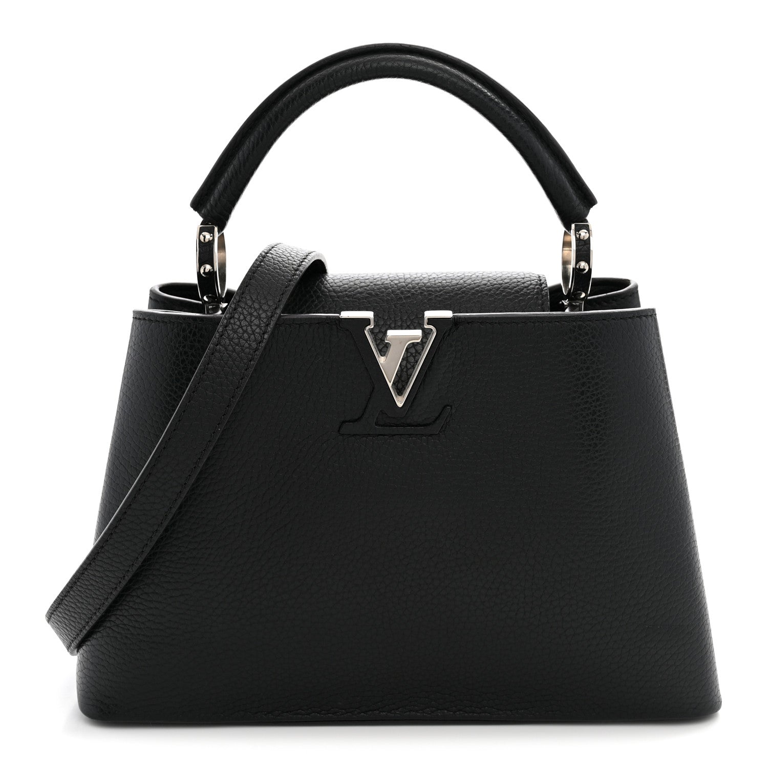 Taurillon Capucines BB Black £¨ Direct shipment via from wholesalehk.shop