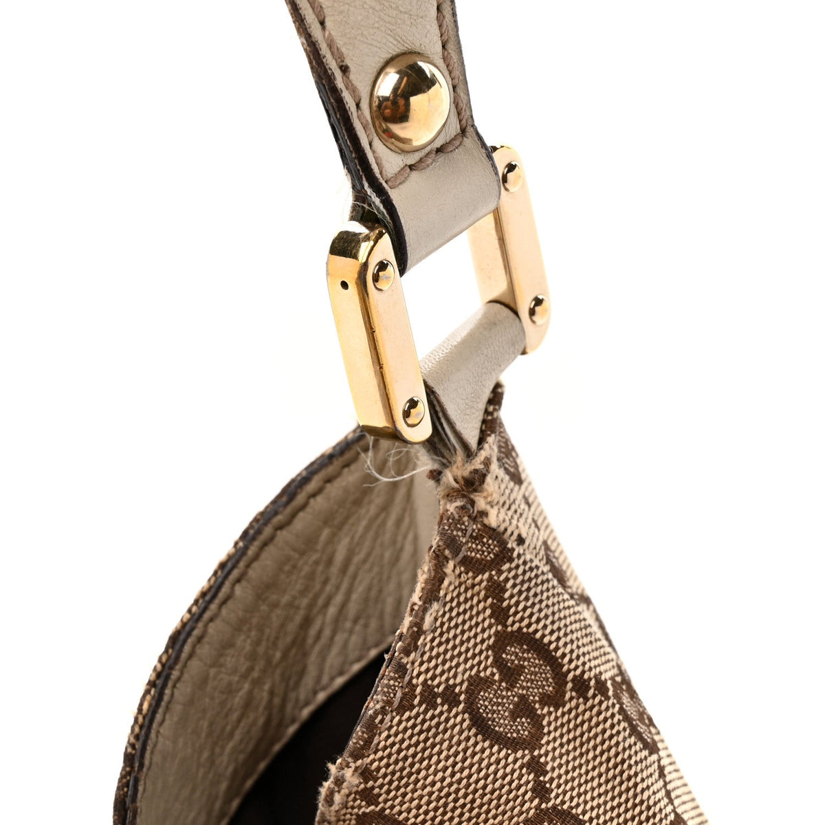 Monogram Large New Ladies Web Hobo Off White wholesalehk.shop