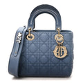 Lambskin Cannage Gradient Small My ABCDior Lady Dior Indigo Blue wholesalehk.shop