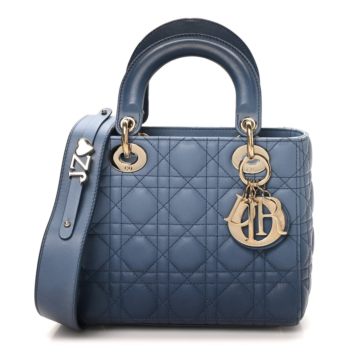 Lambskin Cannage Gradient Small My ABCDior Lady Dior Indigo Blue wholesalehk.shop