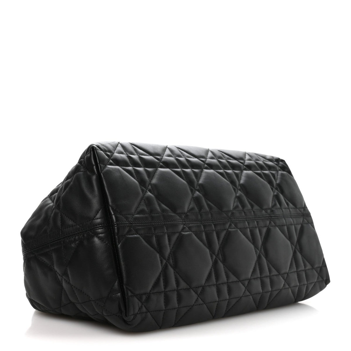 Calfskin Macrocannage Large Toujours Black wholesalehk.shop