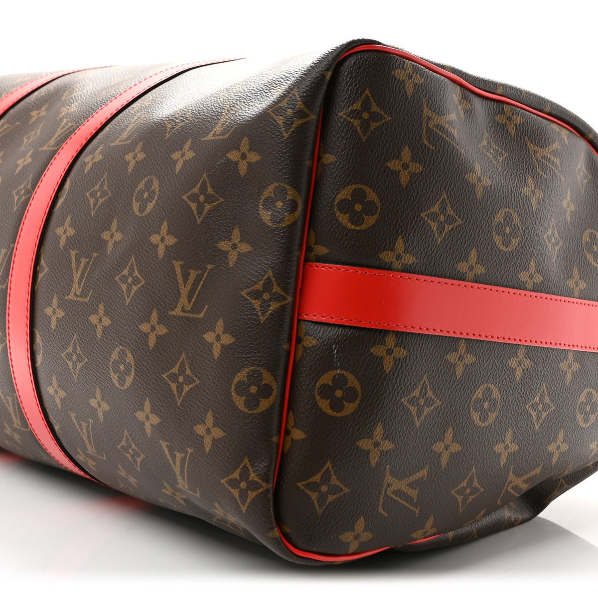 Calfskin Monogram Keepall Bandouliere 50 Coquelicot wholesalehk.shop