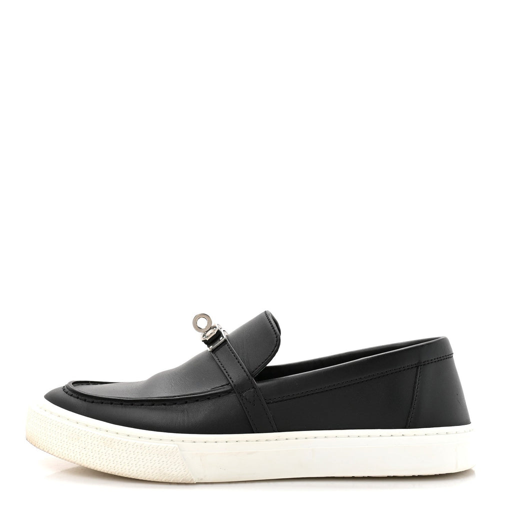 Calfskin Game Slip On Sneakers 38 Black wholesalehk.shop
