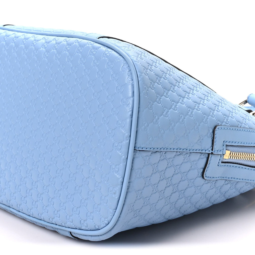 Microguccissima Medium Dome Bag Mineral Blue £¨ Direct shipment via from wholesalehk.shop