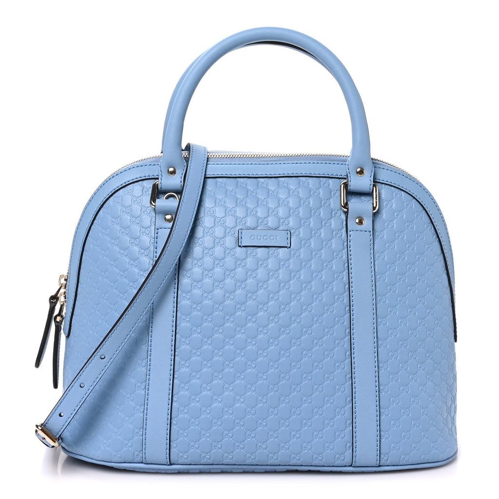 Microguccissima Medium Dome Bag Mineral Blue £¨ Direct shipment via from wholesalehk.shop