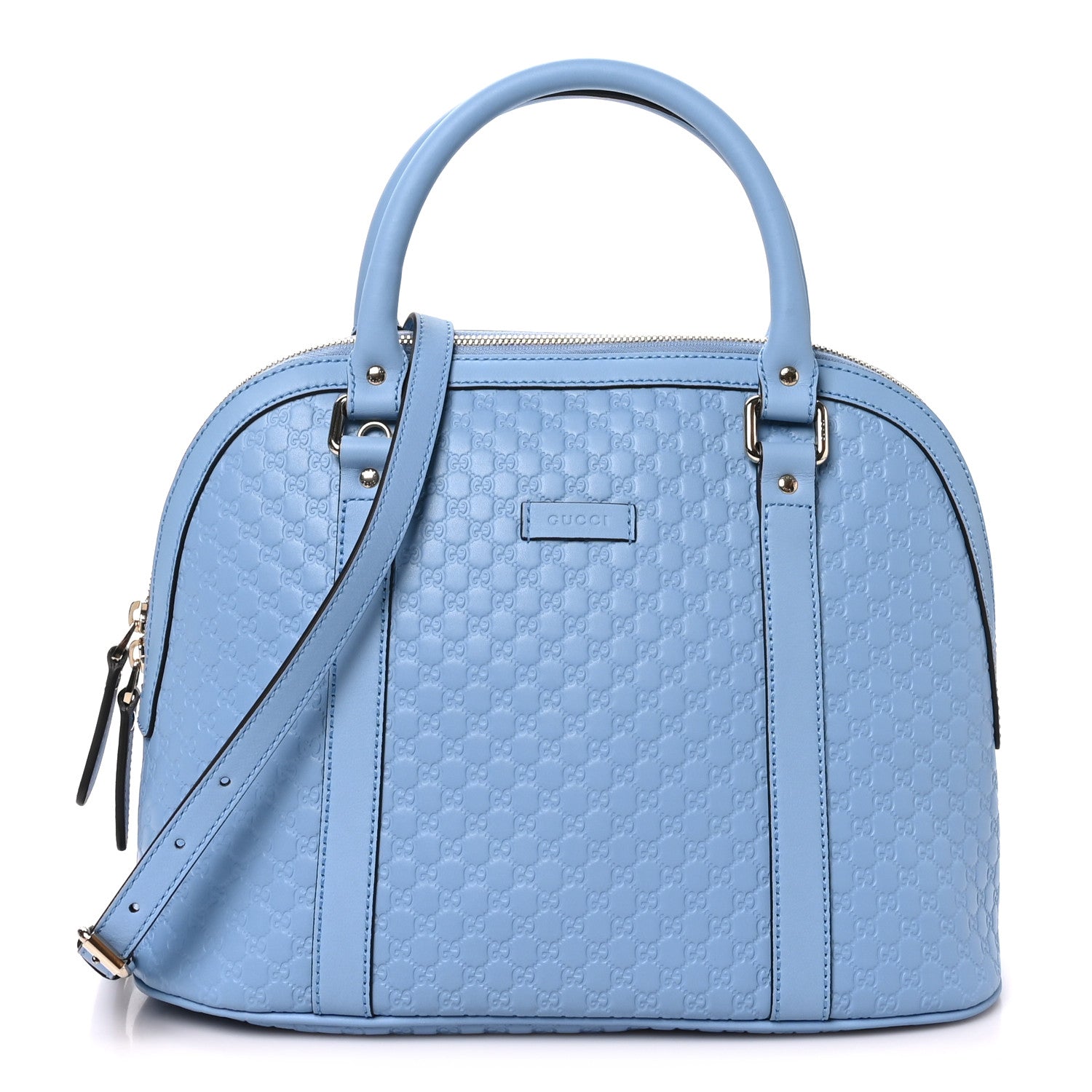 Microguccissima Medium Dome Bag Mineral Blue £¨ Direct shipment via from wholesalehk.shop