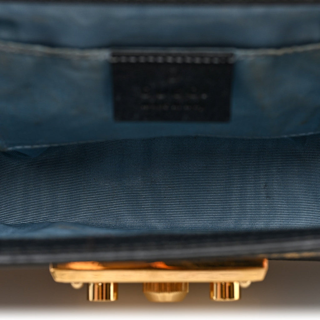 Grained Calfskin Bee Star Small Padlock Shoulder Bag Black £¨ Direct shipment via from wholesalehk.shop