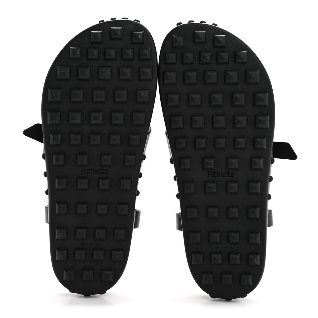 Calfskin Womens Inboard Sandals 38 Black wholesalehk.shop