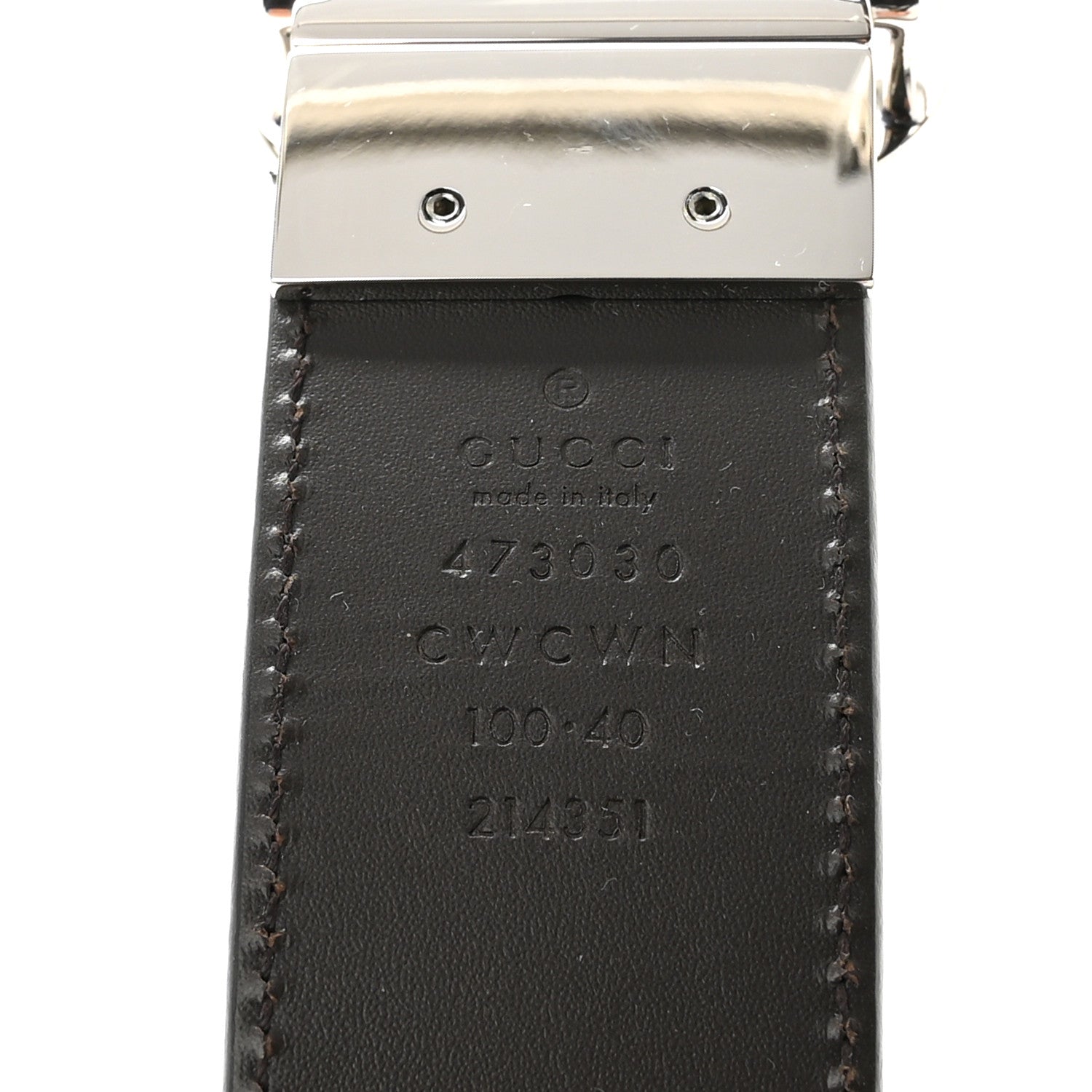 Guccissima Signature Interlocking G Reversible 37mm Belt 100 40 Black Cocoa £¨ Direct shipment via from wholesalehk.shop