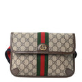 GG Supreme Monogram Web Small Ophidia Belt Bag Brown wholesalehk.shop
