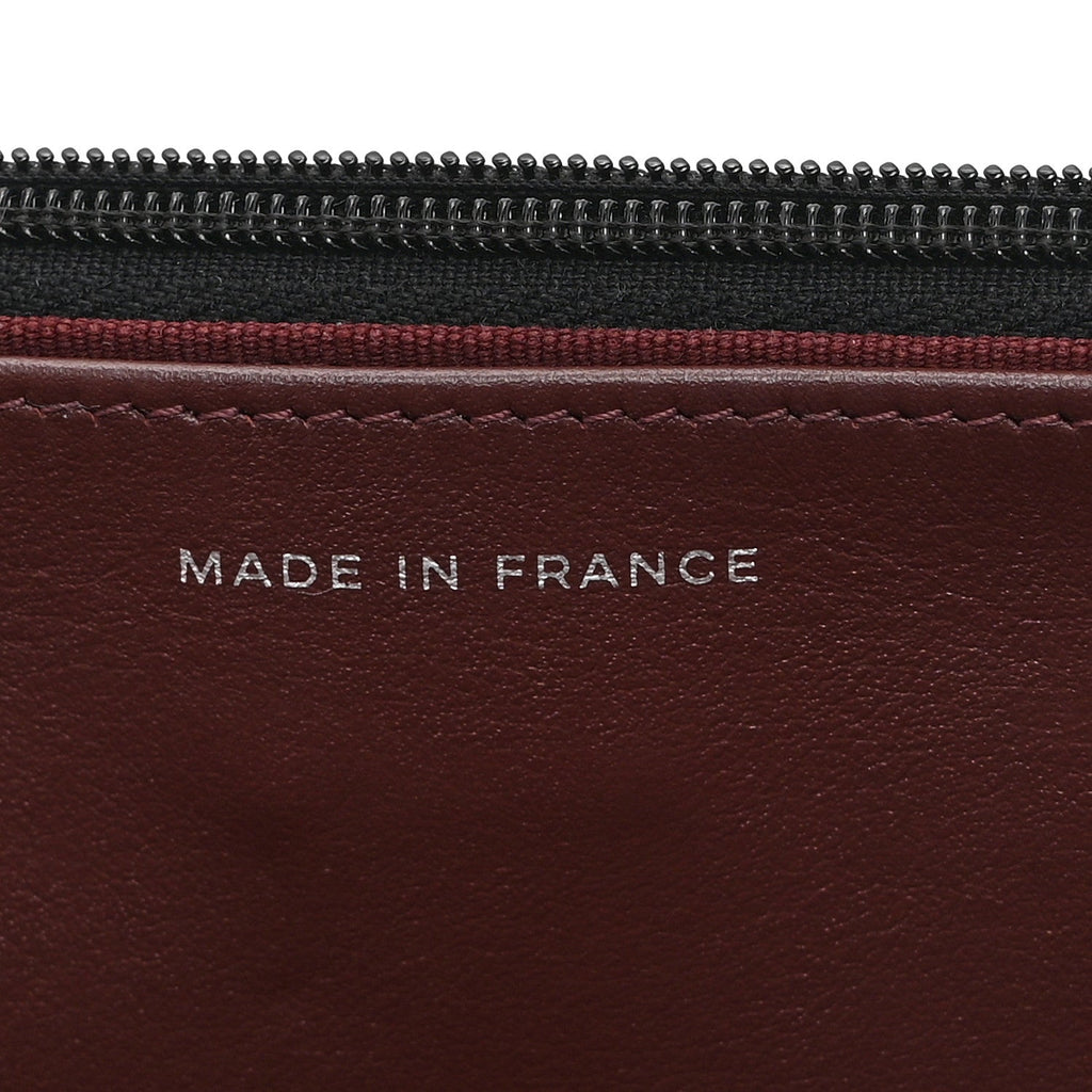 Caviar Quilted CC Turnlock Wallet On Chain WOC Black wholesalehk.shop