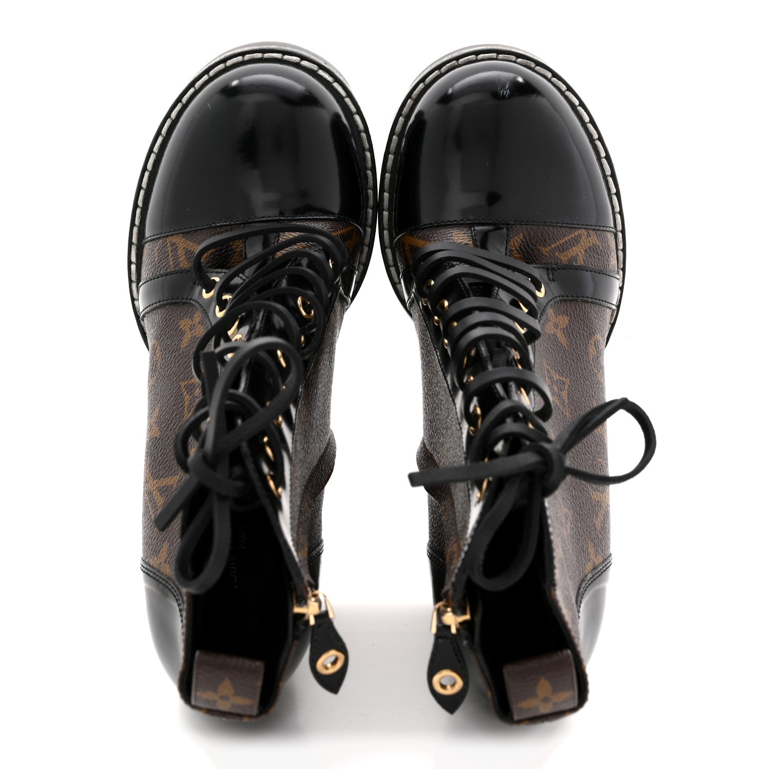 Patent Calfskin Monogram Star Trail Ankle Boots 39 Black £¨ Direct shipment via from wholesalehk.shop