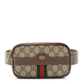 GG Supreme Monogram Ophidia Belted iPhone Case 85 34 Dark Brown wholesalehk.shop